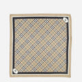 Checkered Silk Scarf