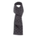 Classic Wool Scarf | Navy & Brown
