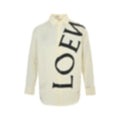 Logo Printed Silk Shirt