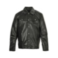 Hearts Leather Western Shirt-Jacket