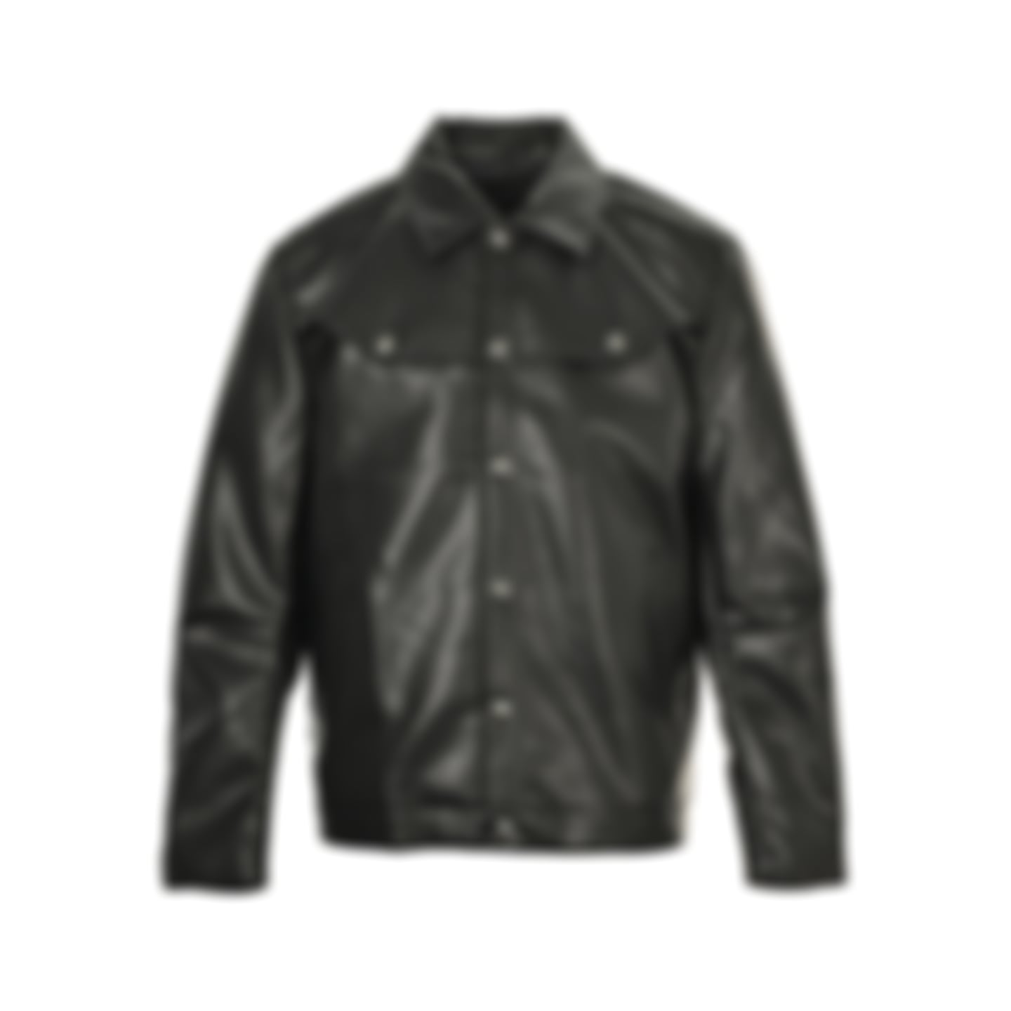 Hearts Leather Western Shirt-Jacket