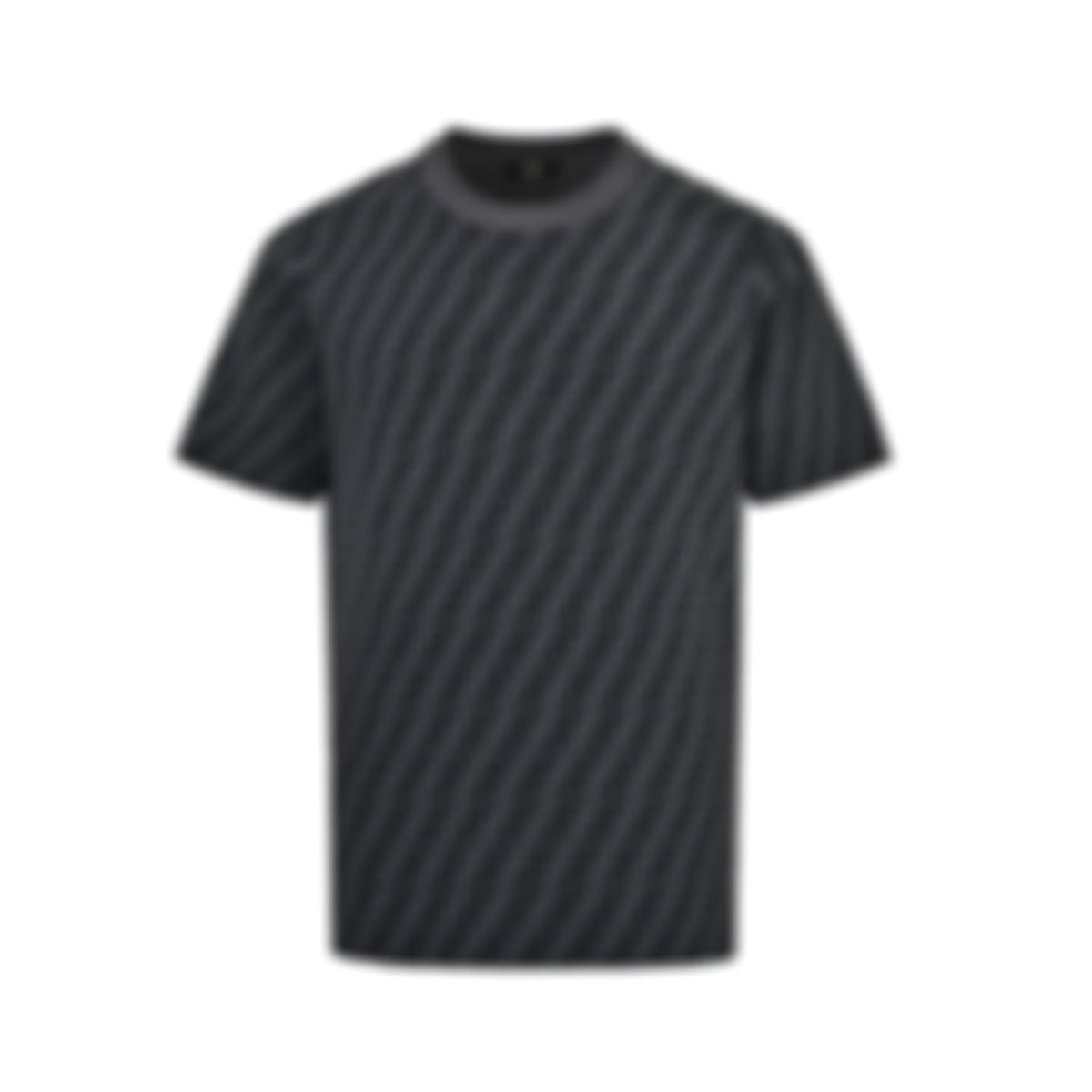 FF Monogram Knit T-Shirt - Black/Grey