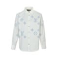 Scattered Pointillism Monogram Button-Down