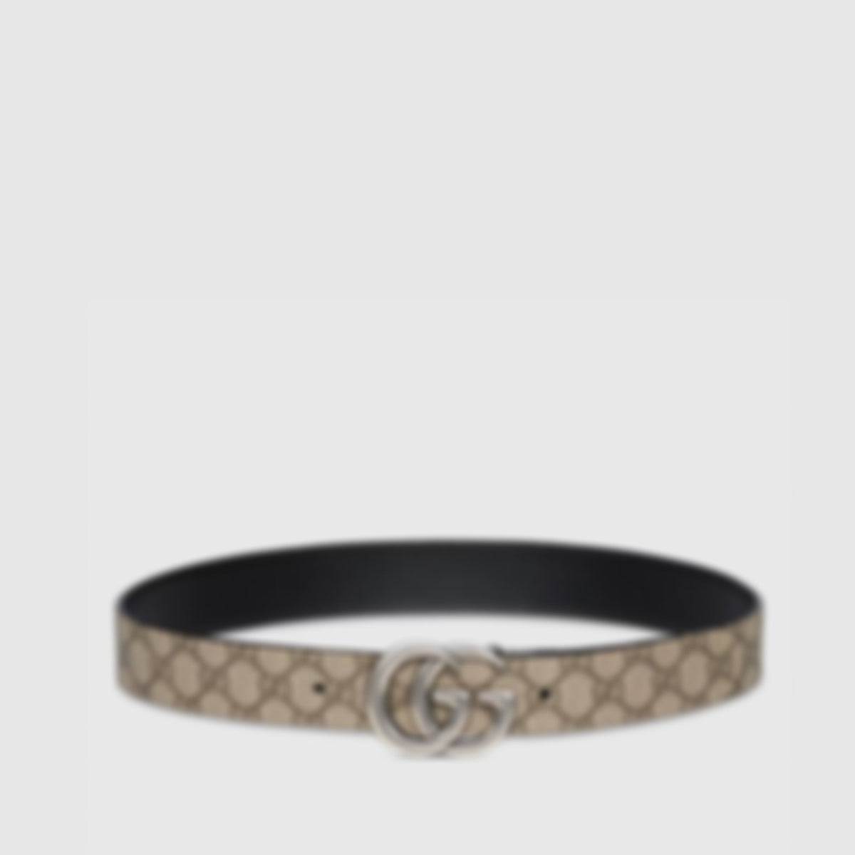 GG Marmont Reversible Belt | GG Supreme & Black Leather