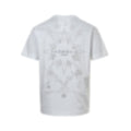 Inverted Logo & Celestial Graphic T-Shirt | White