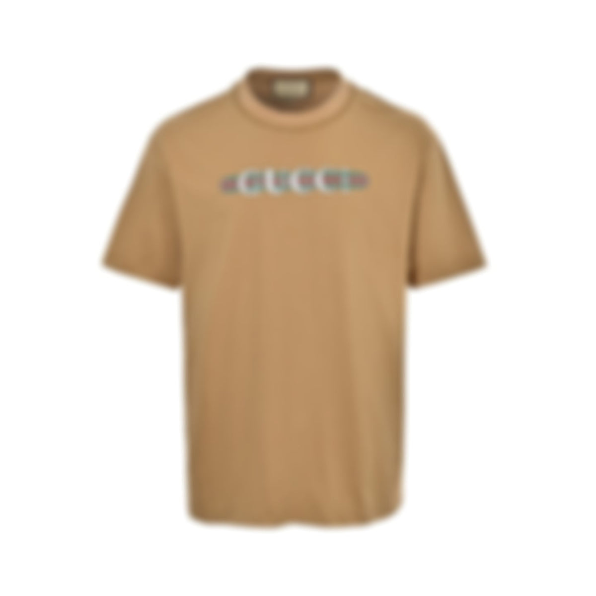 Web Stripe Logo T-Shirt | Camel
