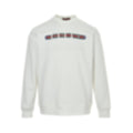 Web Stripe Logo Crewneck Sweatshirt - White