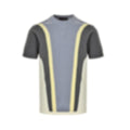 Embossed LV Color-Block T-Shirt | Blue-Grey