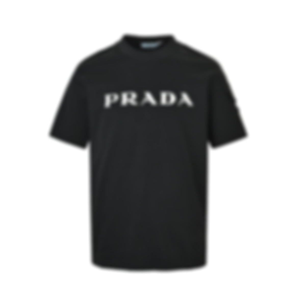 Logo Print T-Shirt with Sleeve Pocket | Black