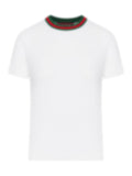 Signature Web Collar T-Shirt | White