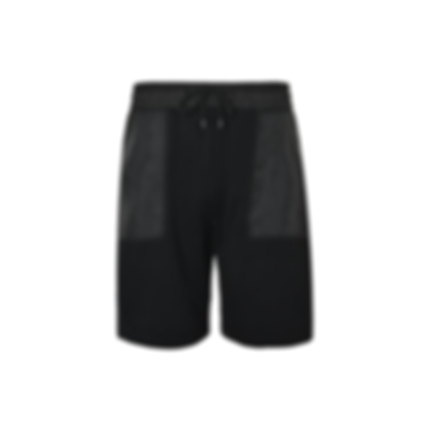 Monogram Panel Athletic Shorts | Black