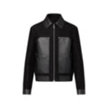 Monogram Mix Leather Workwear Blouson | Black
