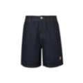 Tailored LV Logo Denim Shorts | Dark Indigo