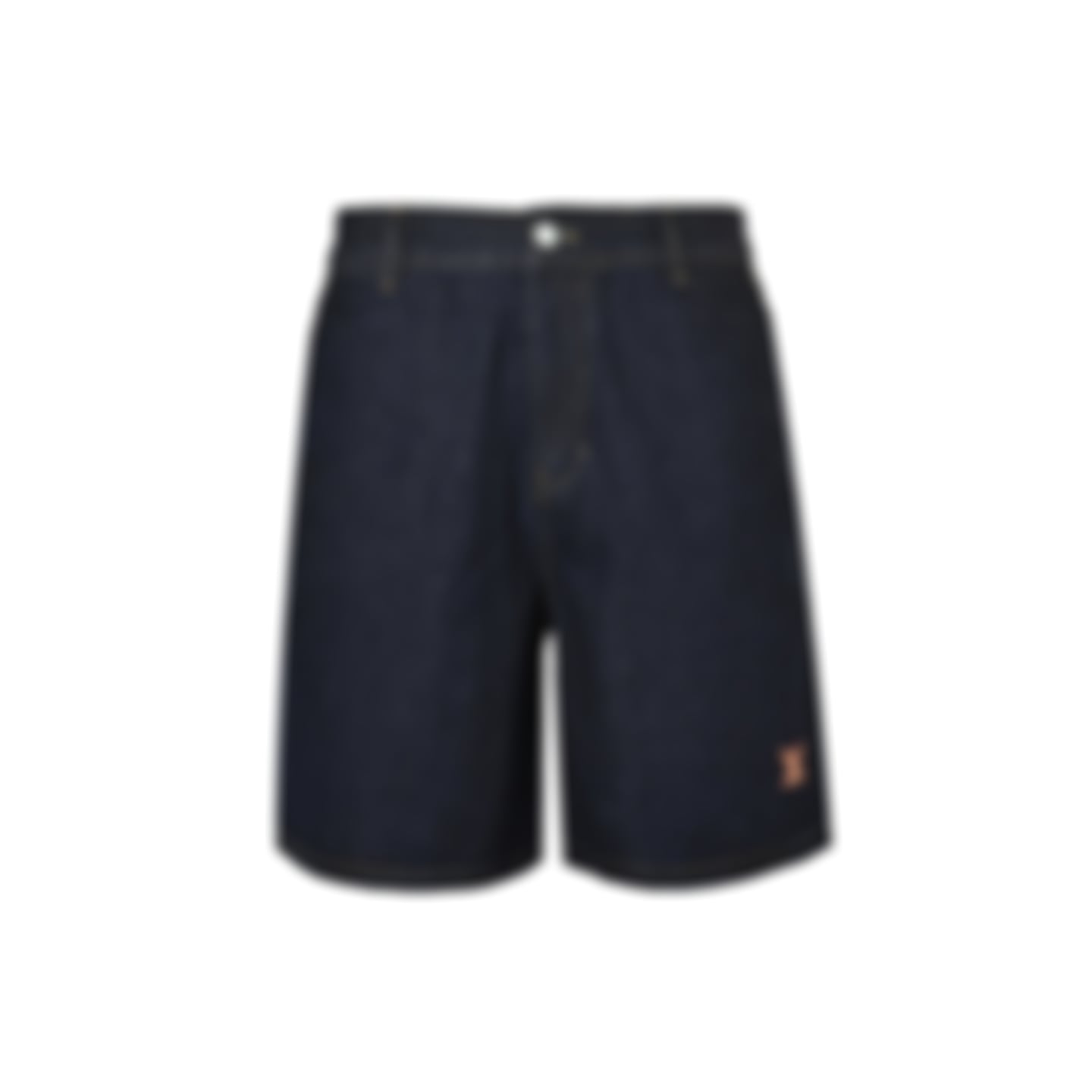 Tailored LV Logo Denim Shorts | Dark Indigo