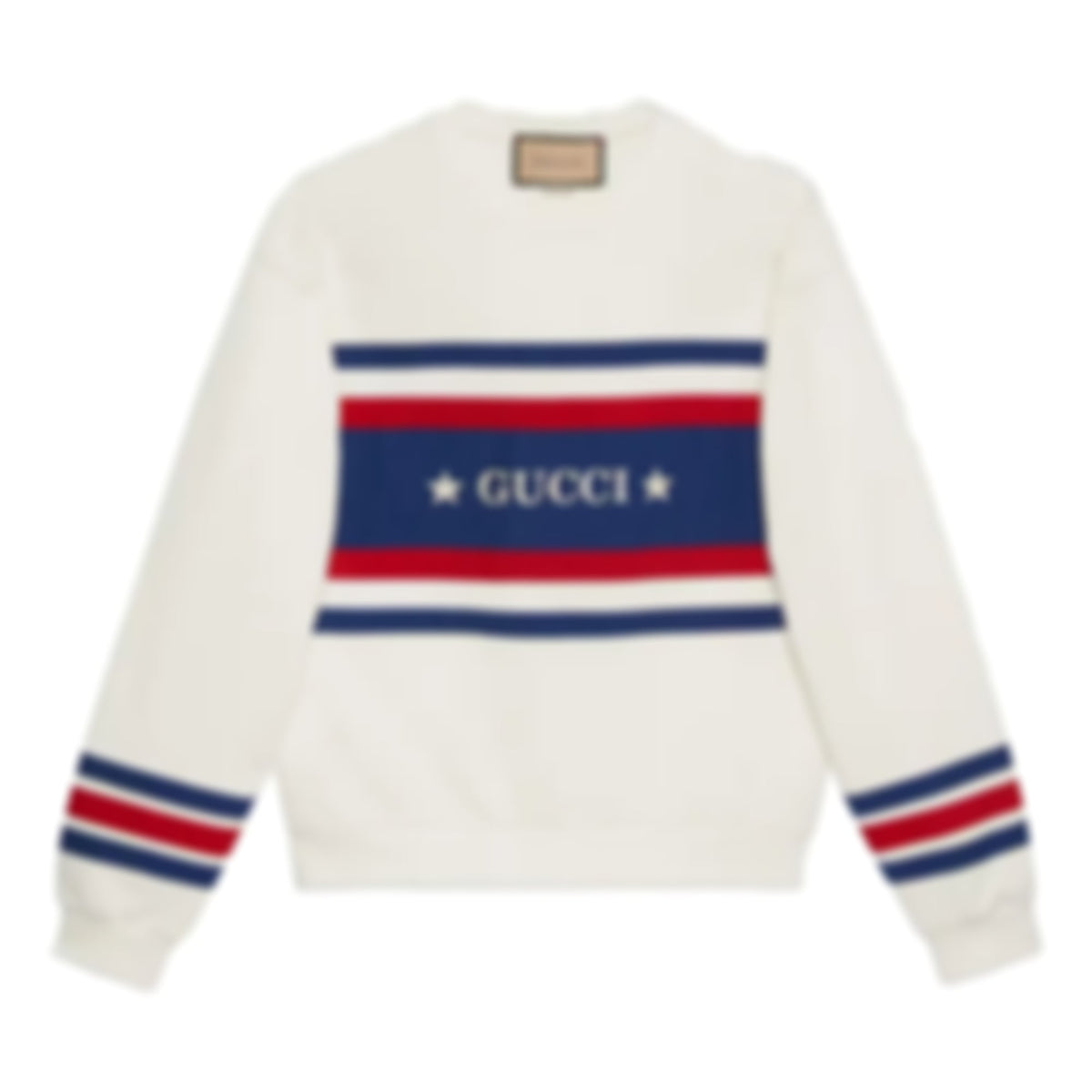 Vintage Star Logo Striped Sweatshirt