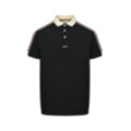 Web-Stripe Trim Polo Shirt