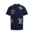 Scattered Monogram Intarsia Knit T-Shirt