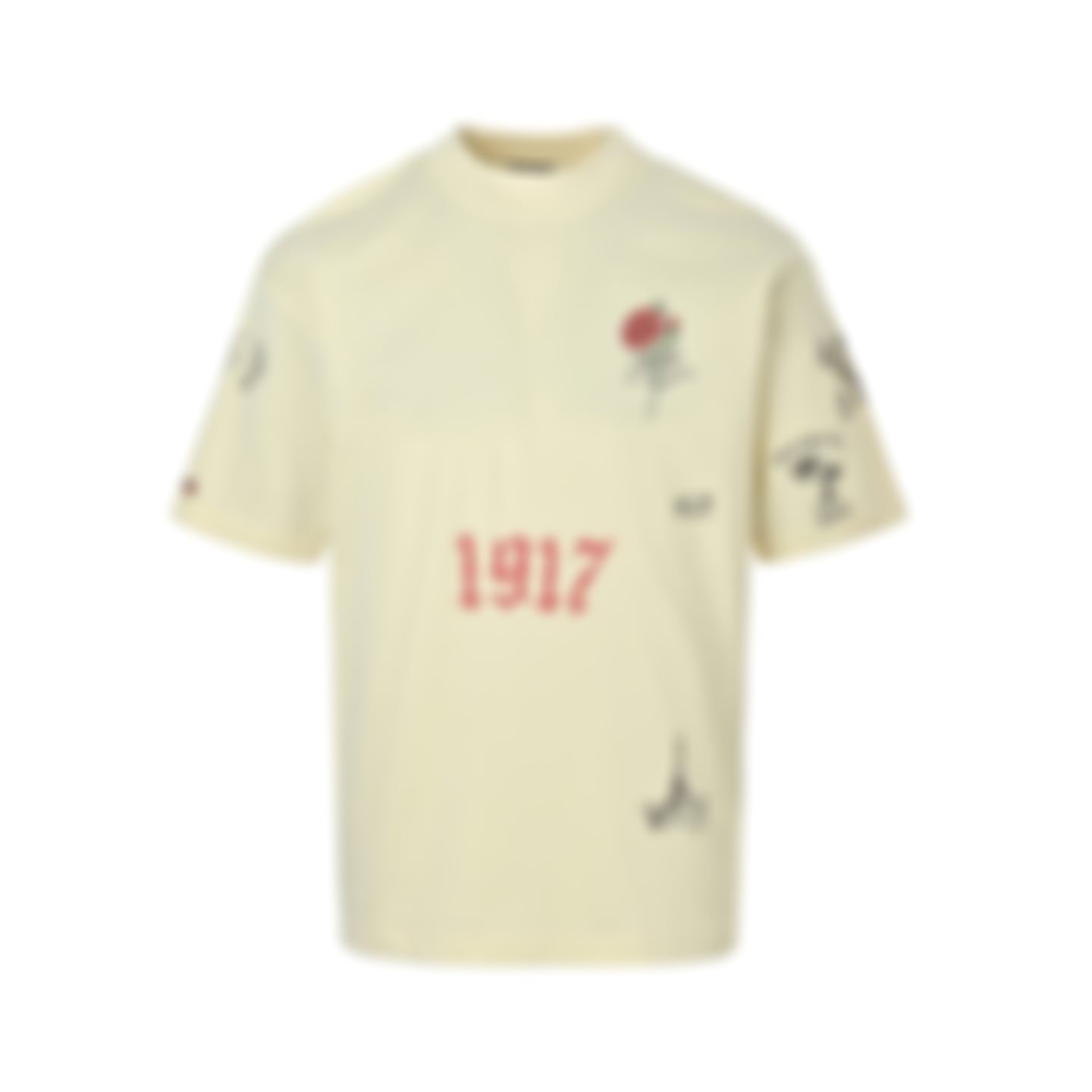 Tattoo Flash Graphic T-Shirt | Cream