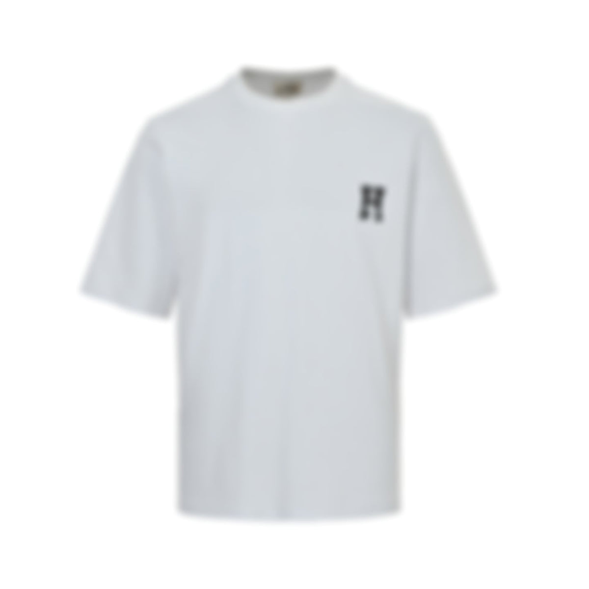 Leather H-Patch Oversized T-Shirt