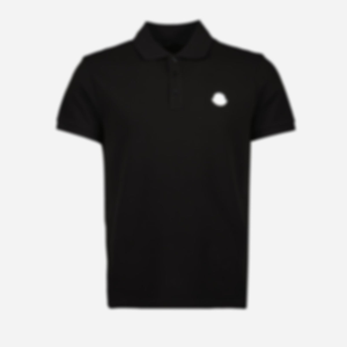Black Short Sleeve Polo