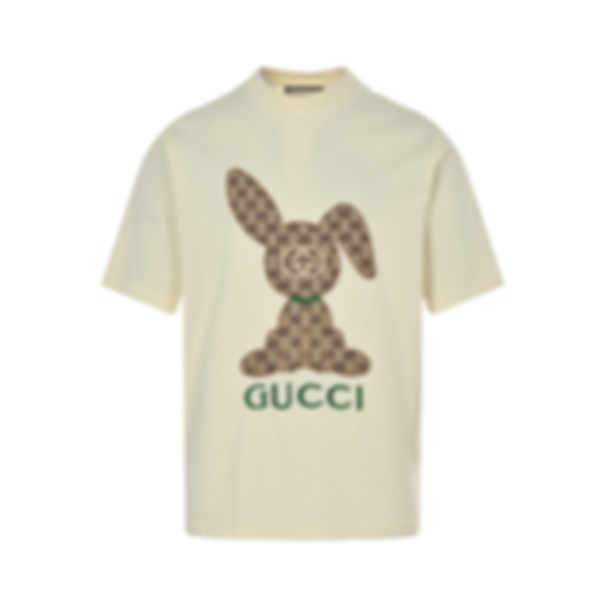 Monogram Rabbit T-Shirt - Cream