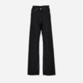 V-Waist Long Baggy Jeans