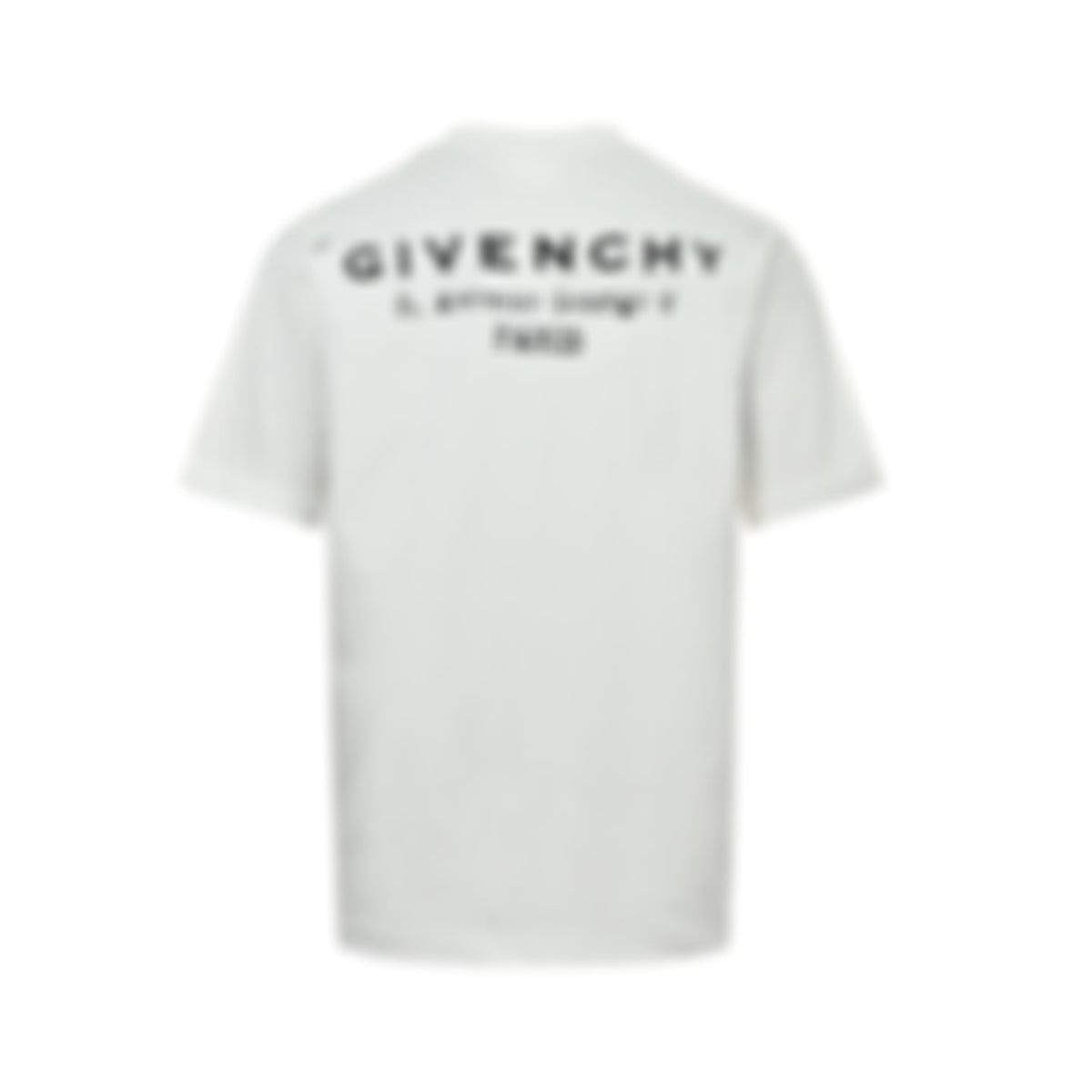 Distressed Address Logo T-Shirt | White