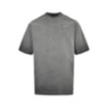 Distressed "LV" Graphic T-Shirt | Washed Grey