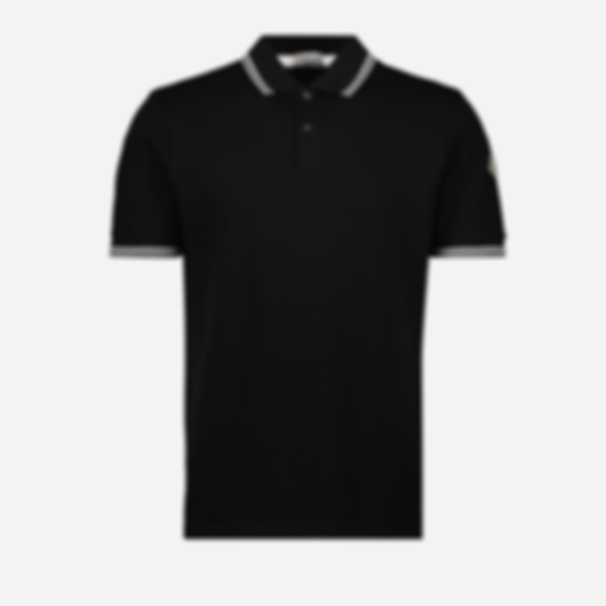 Polo with Striped Borders