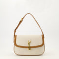 Leather and Cotton Bag
