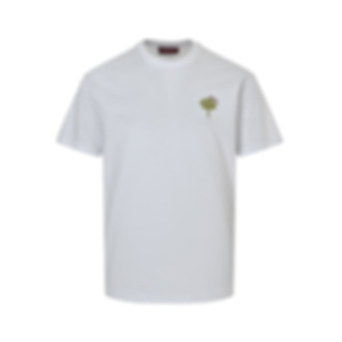 Embroidered Rose T-Shirt | White