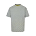 Gradient Monogram T-Shirt | Heather Grey & Yellow