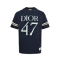 47 Varsity Stripe T-Shirt - Navy Blue