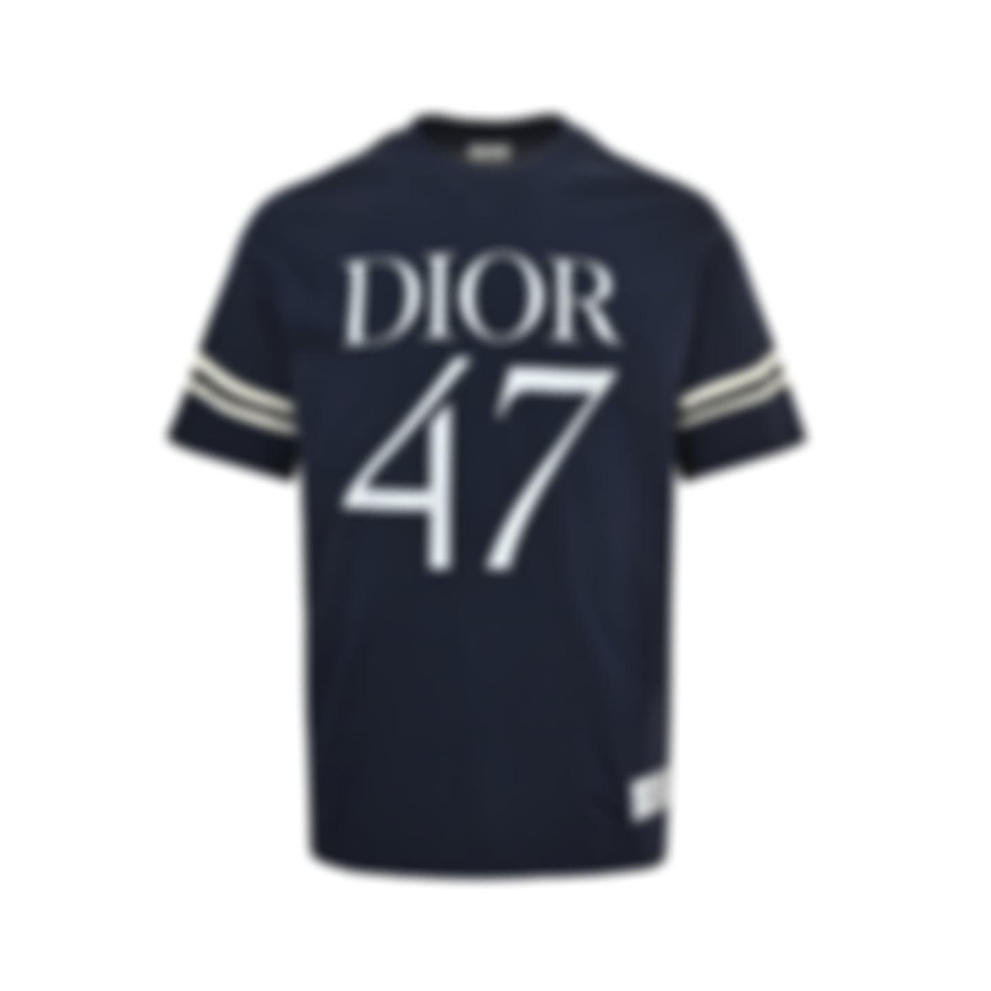 47 Varsity Stripe T-Shirt - Navy Blue