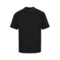 Tonal Embossed Monogram T-Shirt | Black