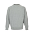 3D Logo Knit Crewneck - Light Grey