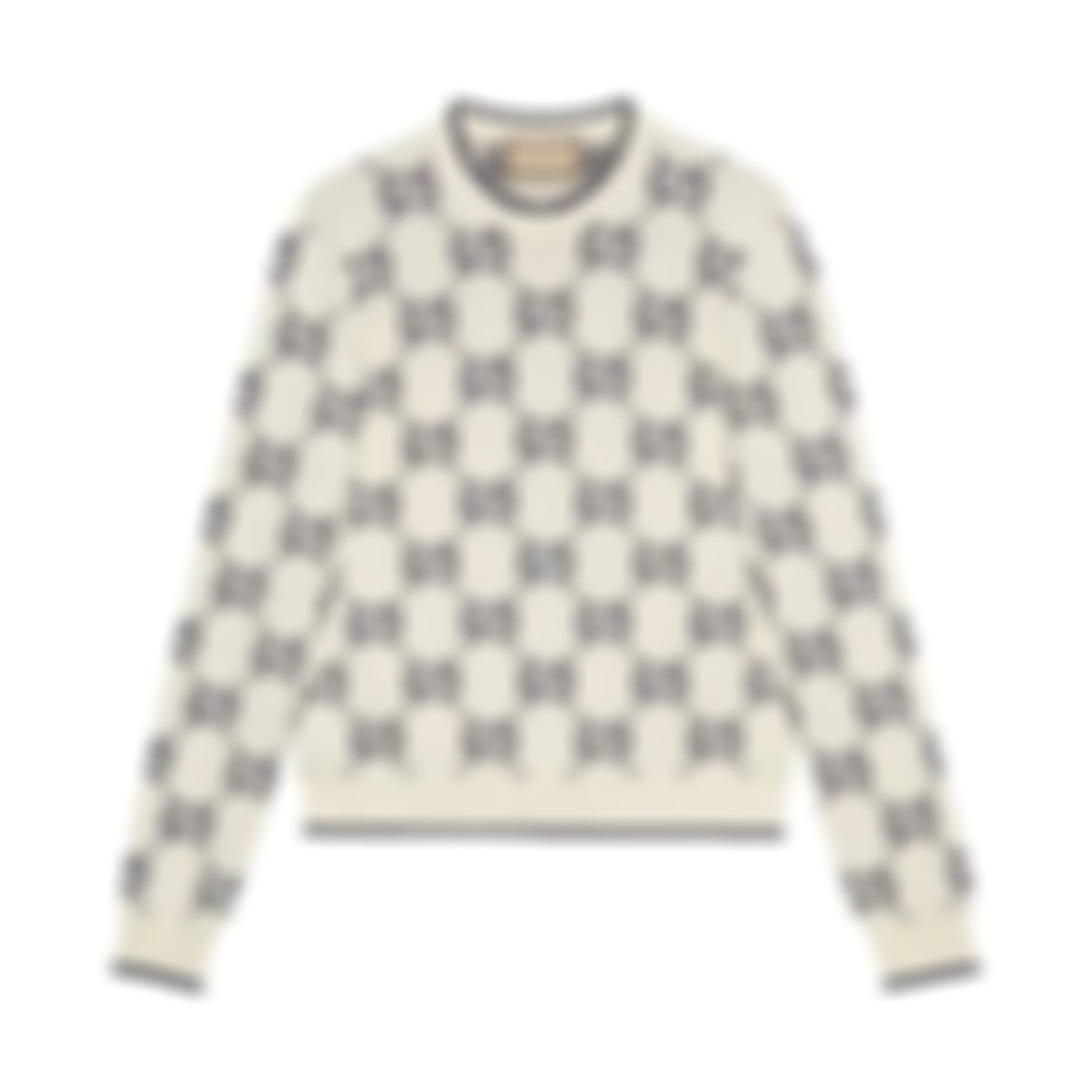 Cotton Wool Picot Trim Sweater
