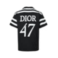 Athletic "47" Jersey T-Shirt | Black & White