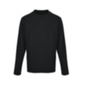 Embossed Logo Long-Sleeve T-Shirt - Black
