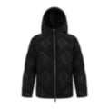 Tonal FF Monogram Hooded Puffer Jacket | Black