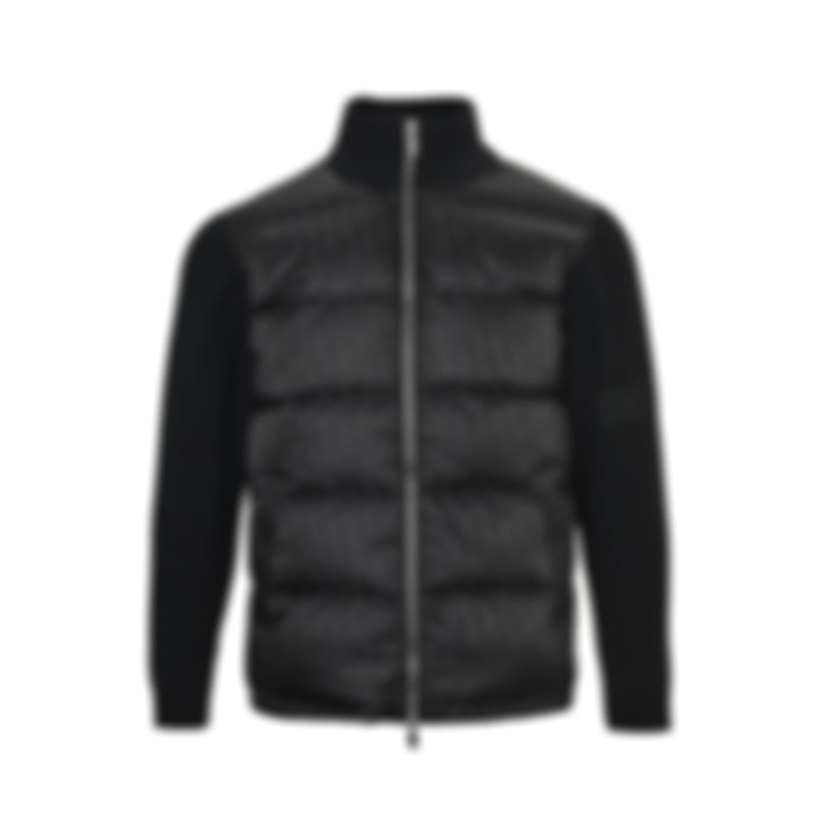 Oblique Monogram Down Cardigan | All-Black