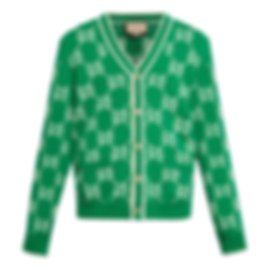 GG Monogram Knit Cardigan