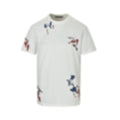 Abstract Watercolor Monogram T-Shirt | White