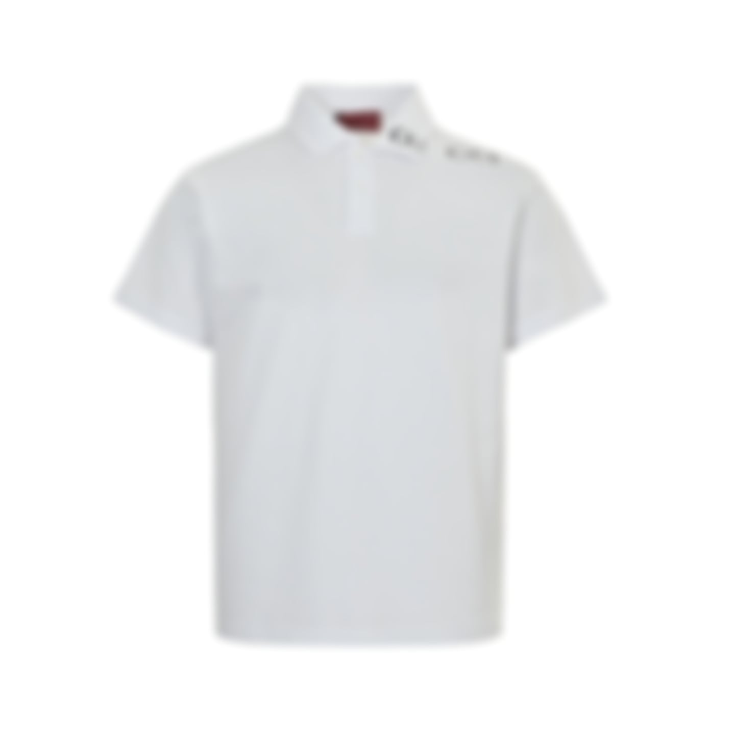 Embroidered Collar Polo Shirt