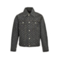 Monogram Denim Jacket | Washed Black