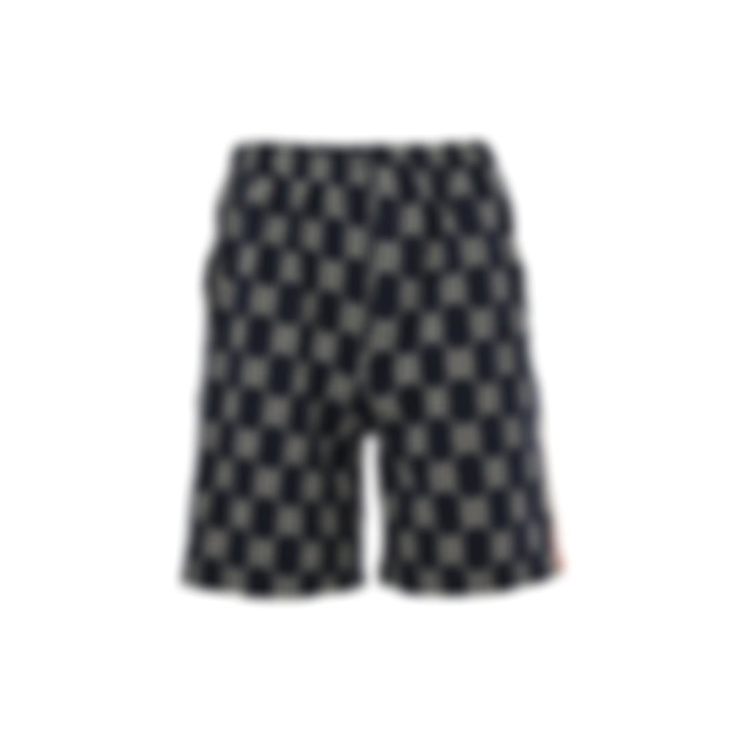 Monogram Jacquard Shorts - Navy
