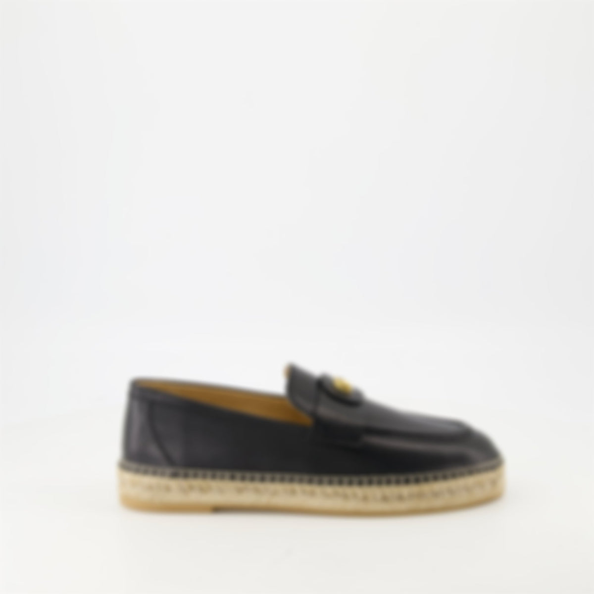 Palm Leather Espadrilles