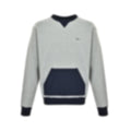 Contrast Pocket Crewneck Sweatshirt - Grey/Navy