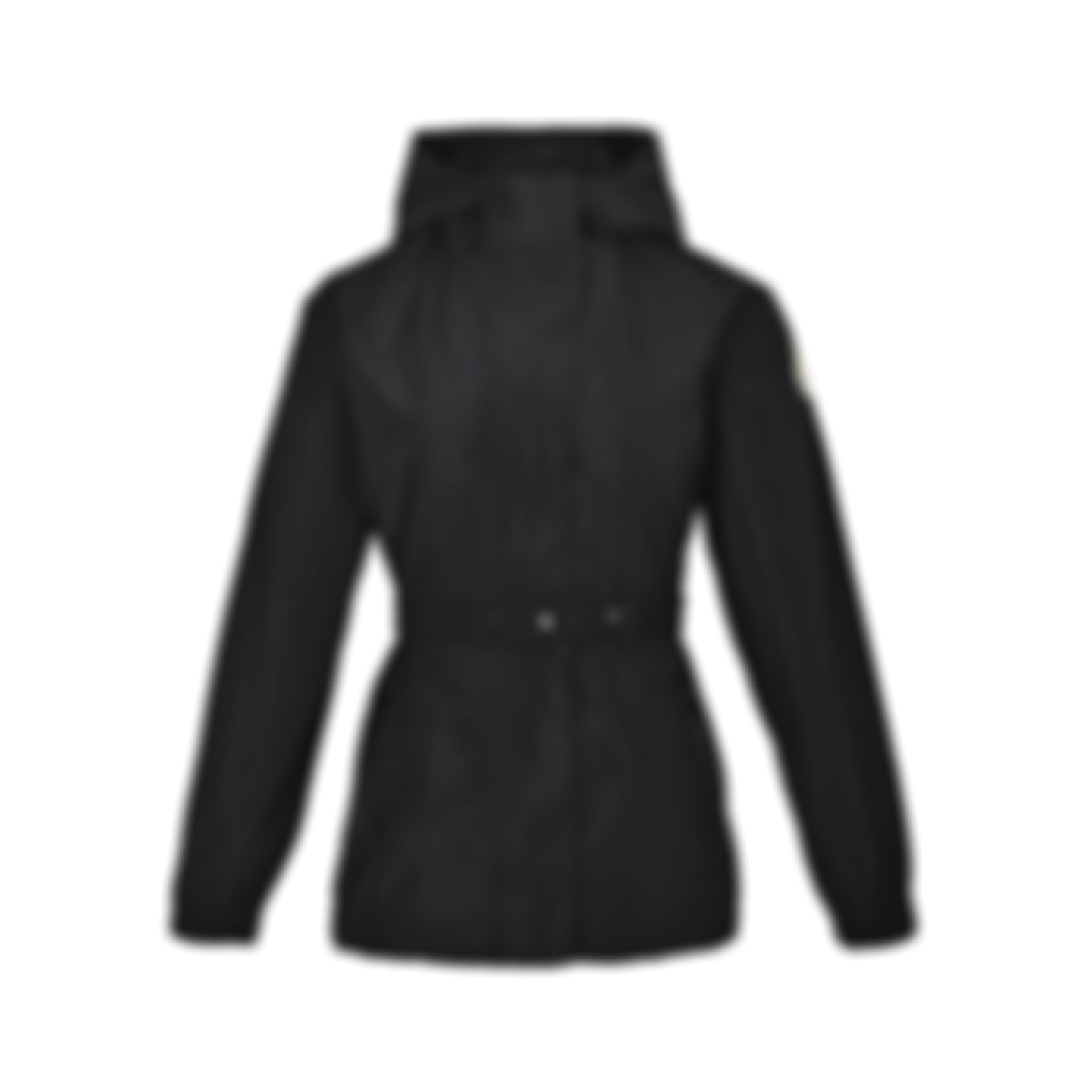 Belted Hooded Windbreaker