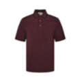 Tipped Collar Pocket Polo | Burgundy